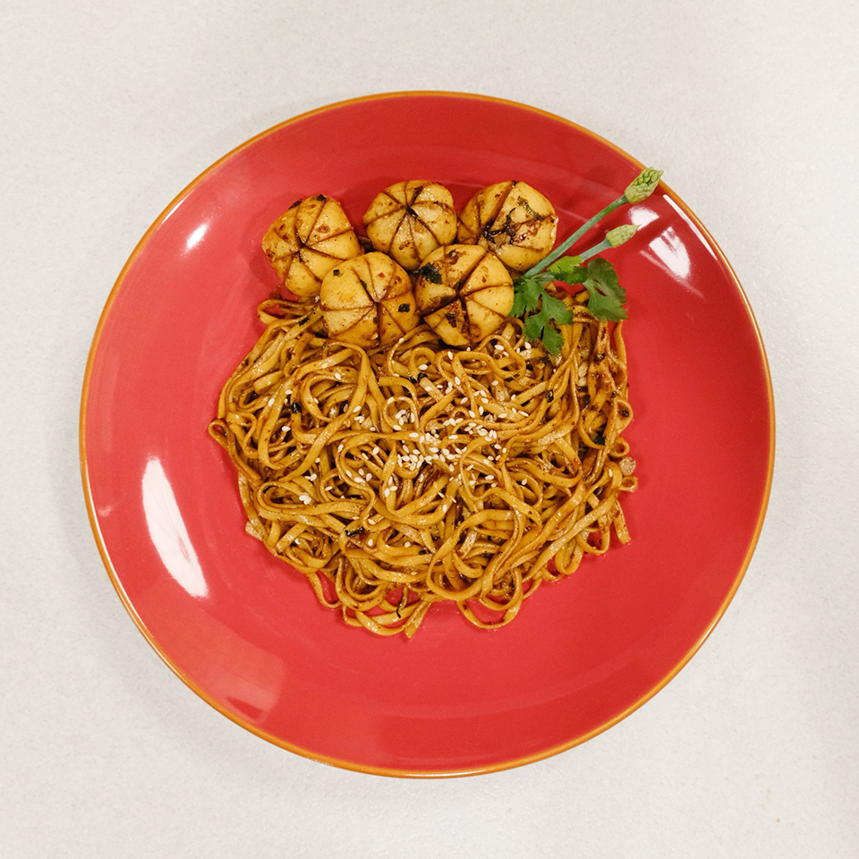 Spicy Garlic Szechuan Noodles